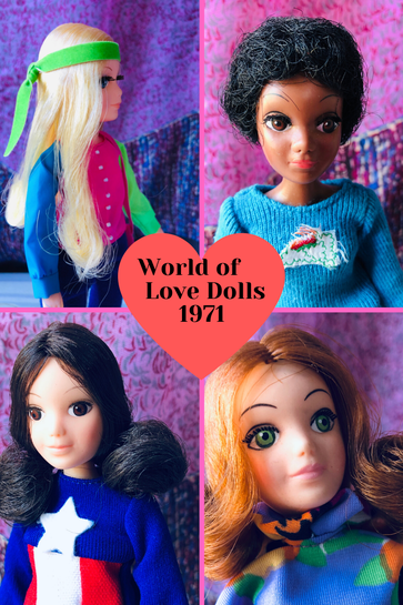 peace and love 70's barbie doll