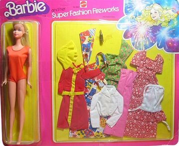 1977 Barbie and Her Super Fashion Fireworks Gift Set #9805