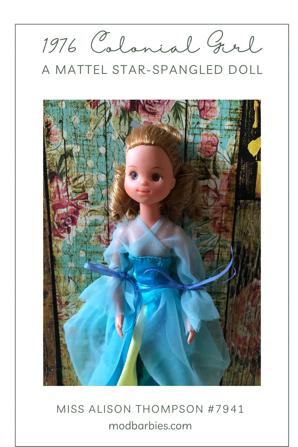 Sunshine Family, 1976 Colonial Girl, Star-Spangled Series