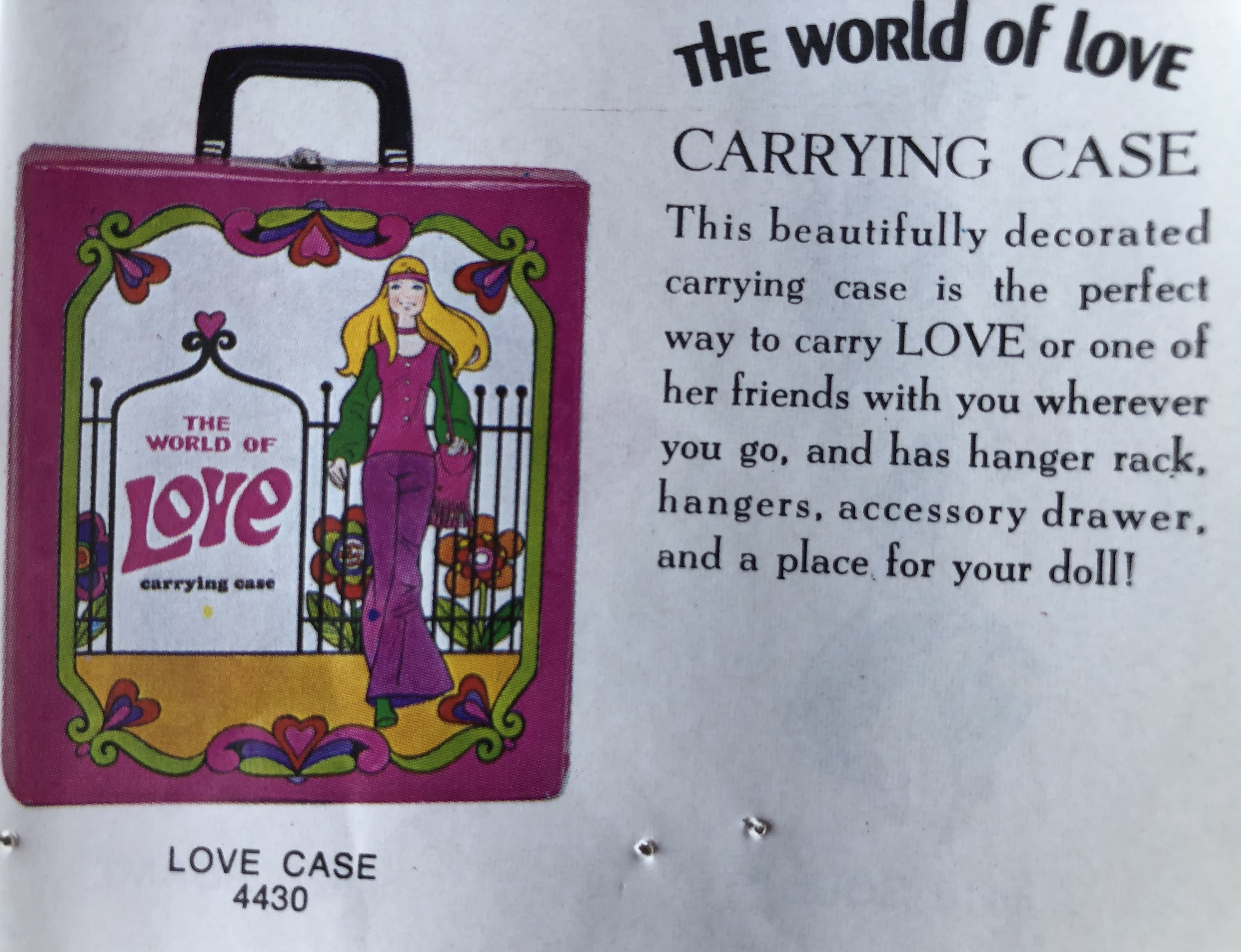 World of Love doll carrying case