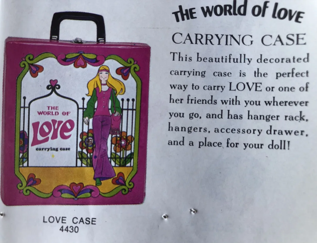 World of Love doll carrying case