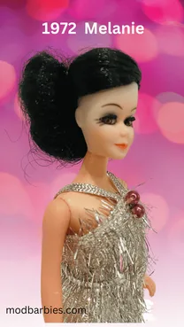 Melanie from 1972 Dawn doll modeling agency