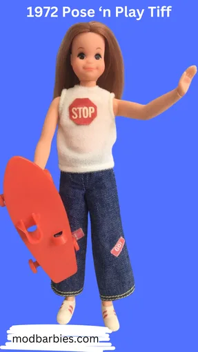 1972 Pose n' Play Tiff by Mattel