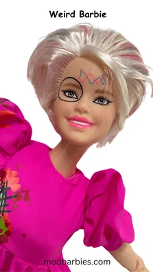 Weird Barbie from the Barbie movie