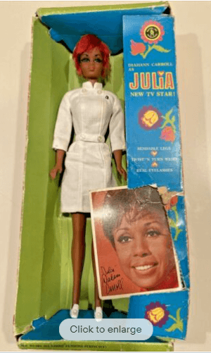 1969 Twist 'n Turn (TNT) Julia Barbie doll